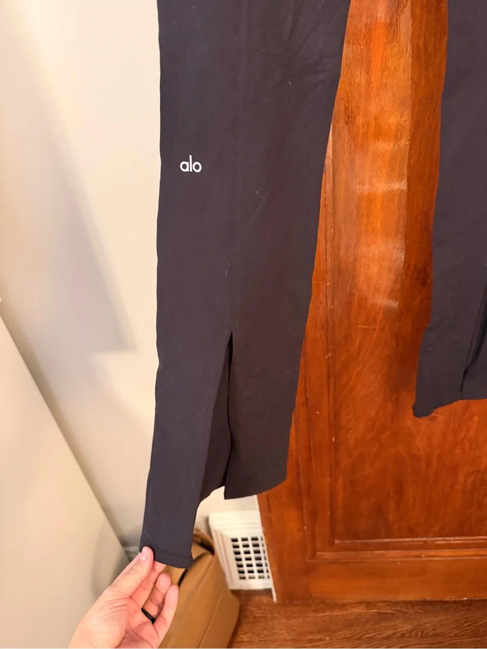 ALO Yoga Black Kickback High-Rise Flare Leggings